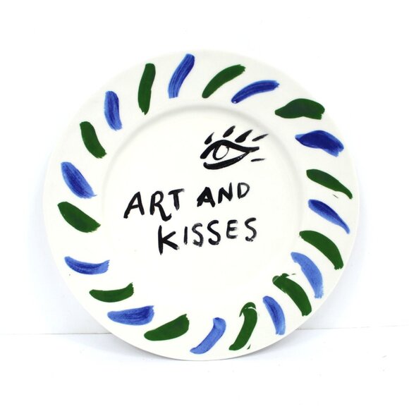 Anthropologie Hotel Magique Melange Stoneware Dessert Salad Plate Set of 4 - Picture 14 of 16